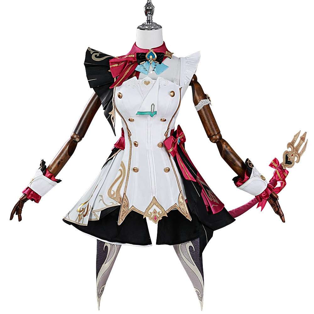 Front view of Genshin Impact Escoffier Cosplay Costume