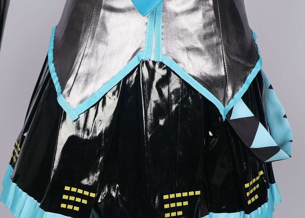 Close-up details of the V Singer Project Sekai Cosplay Costume