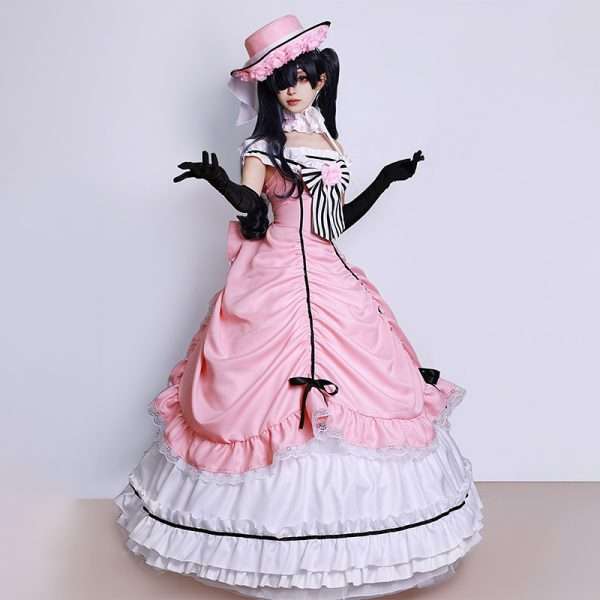 Front view of Ciel Phantomhive Cosplay Costume
