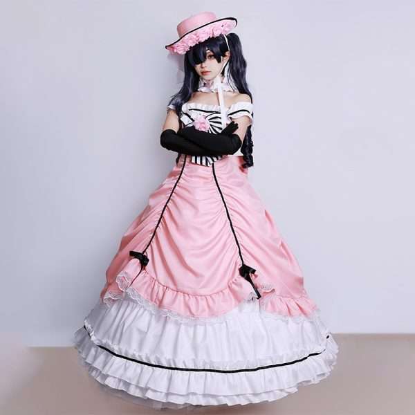 Front view of Ciel Phantomhive Cosplay Costume