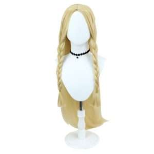 Front view of Marcille wig for Delicious in Dungeon cosplay