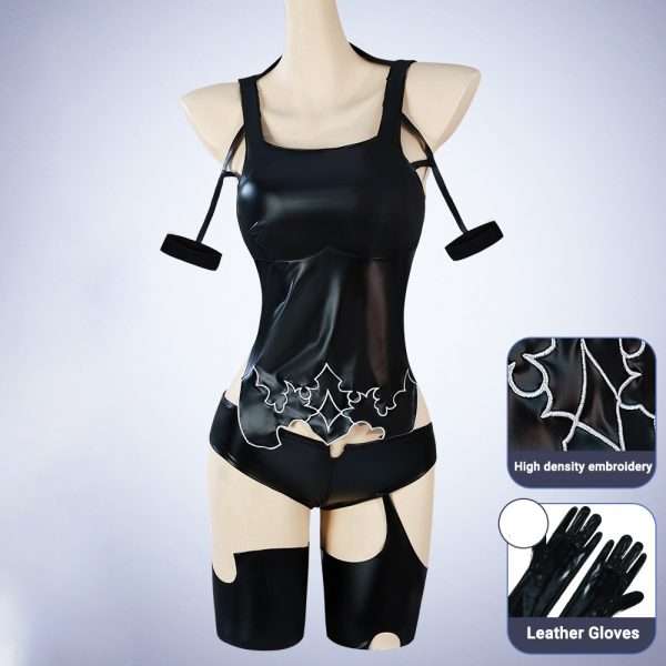Front view of A2 costume from NieR: Automata