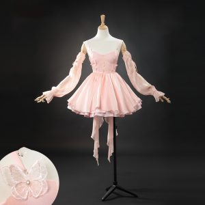 Front view of Yumicos Love and Deepspace MC cosplay costume