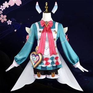 Genshin Impact Sigewinne cosplay outfit full front