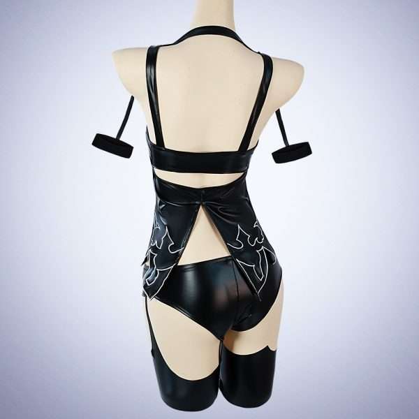 Back view of A2 cosplay costume