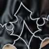 Close-up of fabric and stitching on A2 cosplay