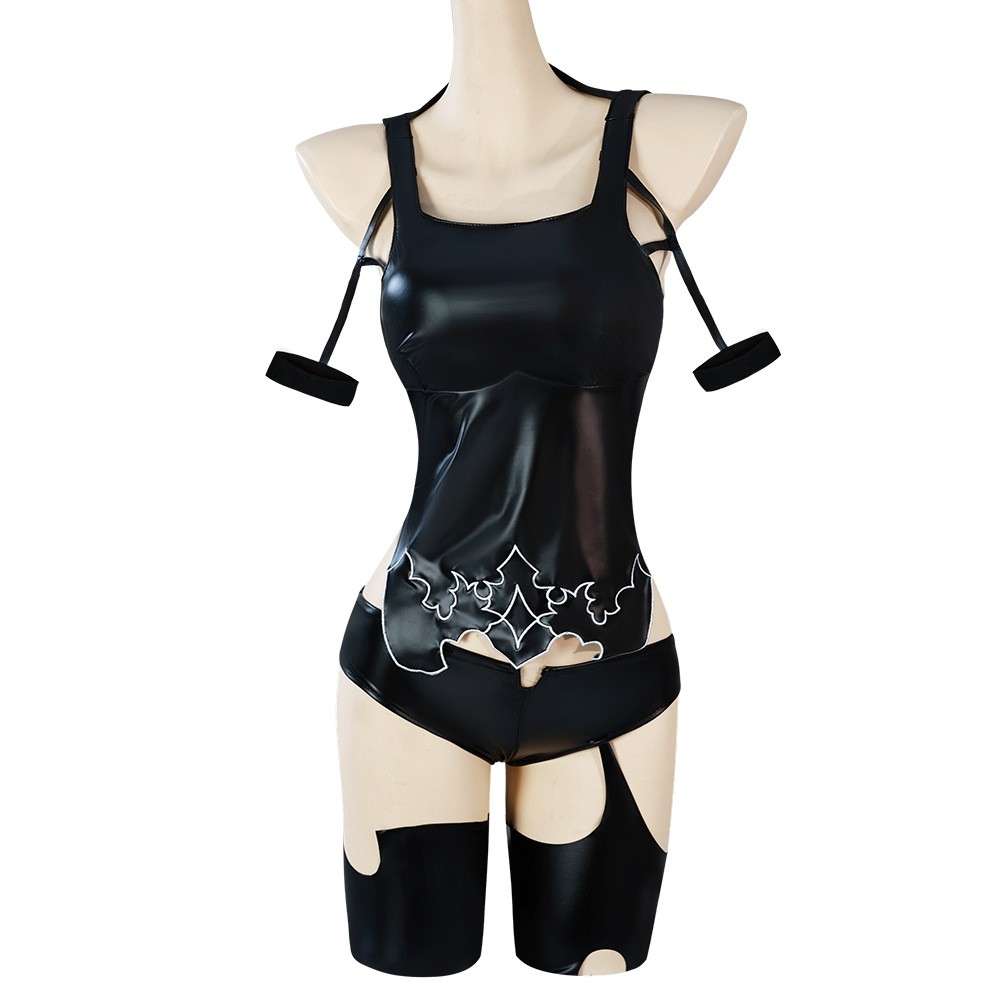 Front view of A2 costume from NieR: Automata