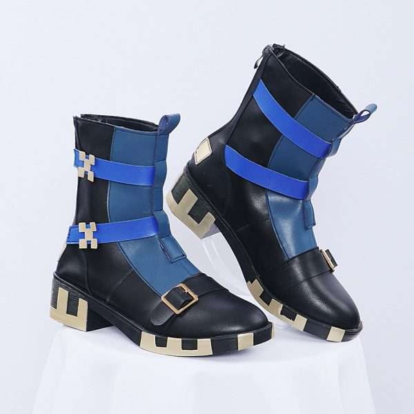 Kinich cosplay brown boots front and side for Genshin Impact