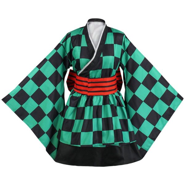 Elölnézetből módosított egyenruhás anime cosplay szoknya