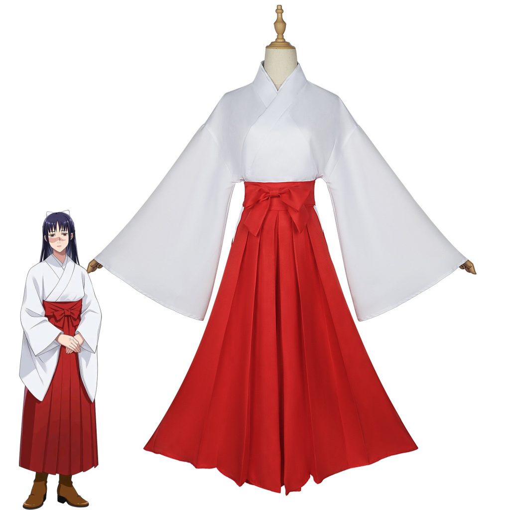 Front of Utahime Iori costume with kimono-style robe