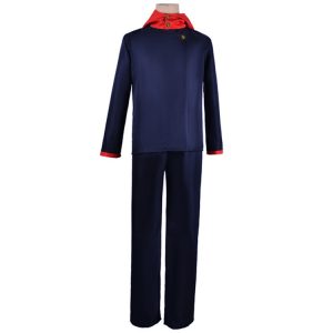 Full front view of Yuji Itadori cosplay costume