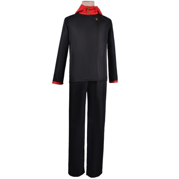 Full front view of Yuji Itadori cosplay costume