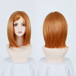 Kugisaki Nobara Cosplay Wig – Jujutsu Kaisen Short Brown Hair