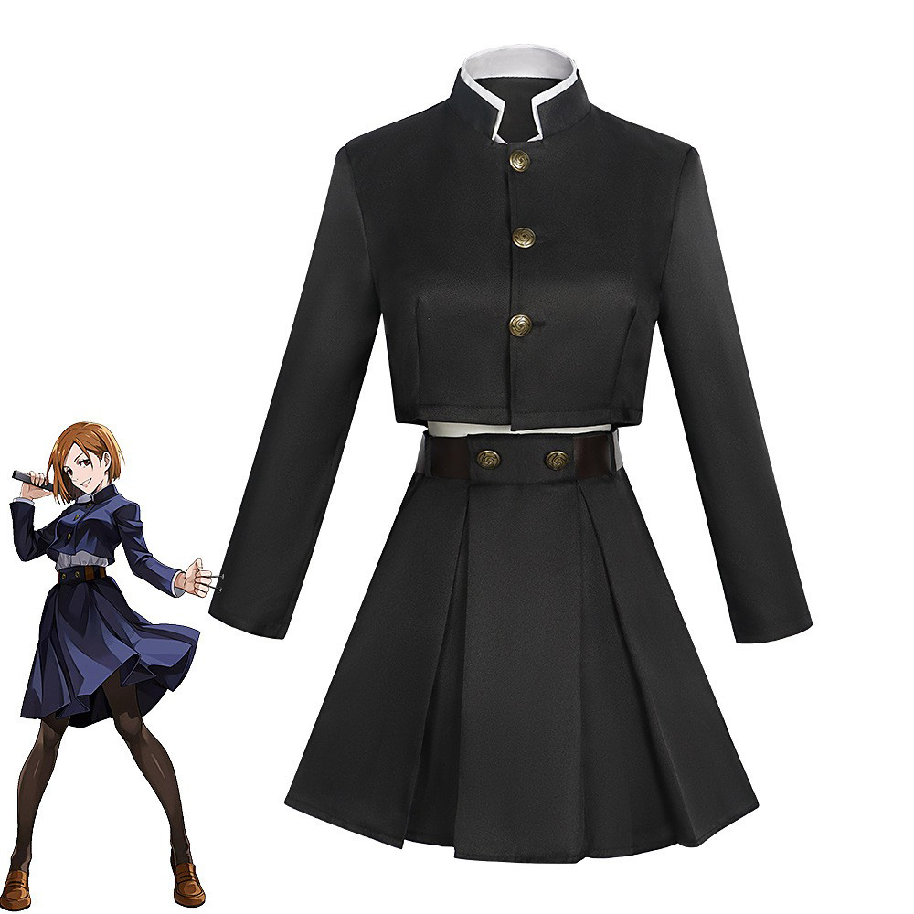 Front view of Nobara cosplay uniform from Jujutsu Kaisen