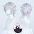 Front view of Gojo Satoru cosplay wig