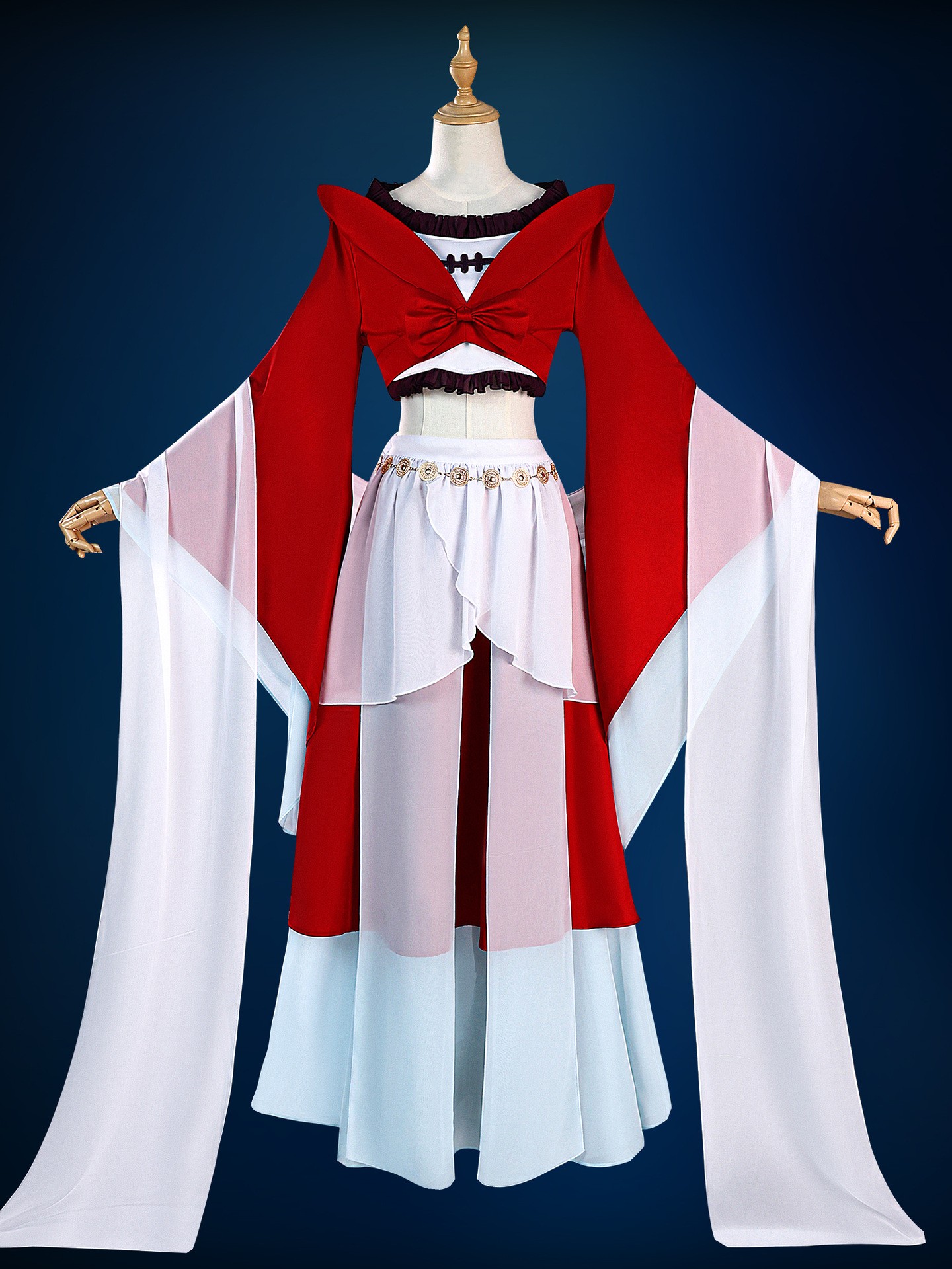 The Apothecary Diaries Maomao Cosplay Costume Front – Moonlight Waltz Dress