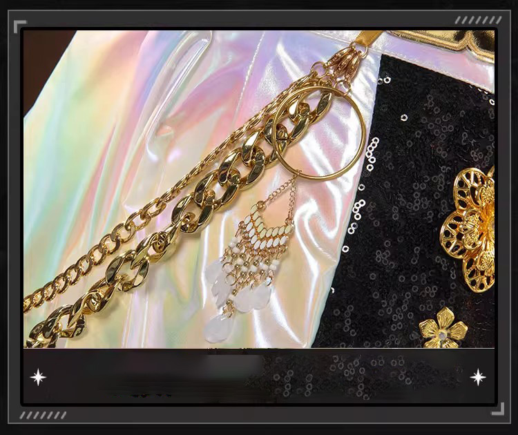 Rumi Cosplay Costume Fabric & Accessories