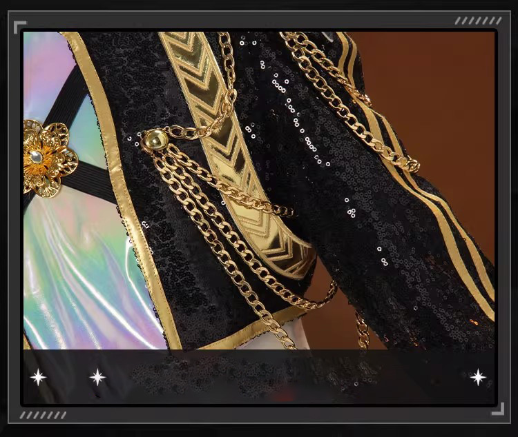 Rumi Cosplay Costume Fabric & Accessories