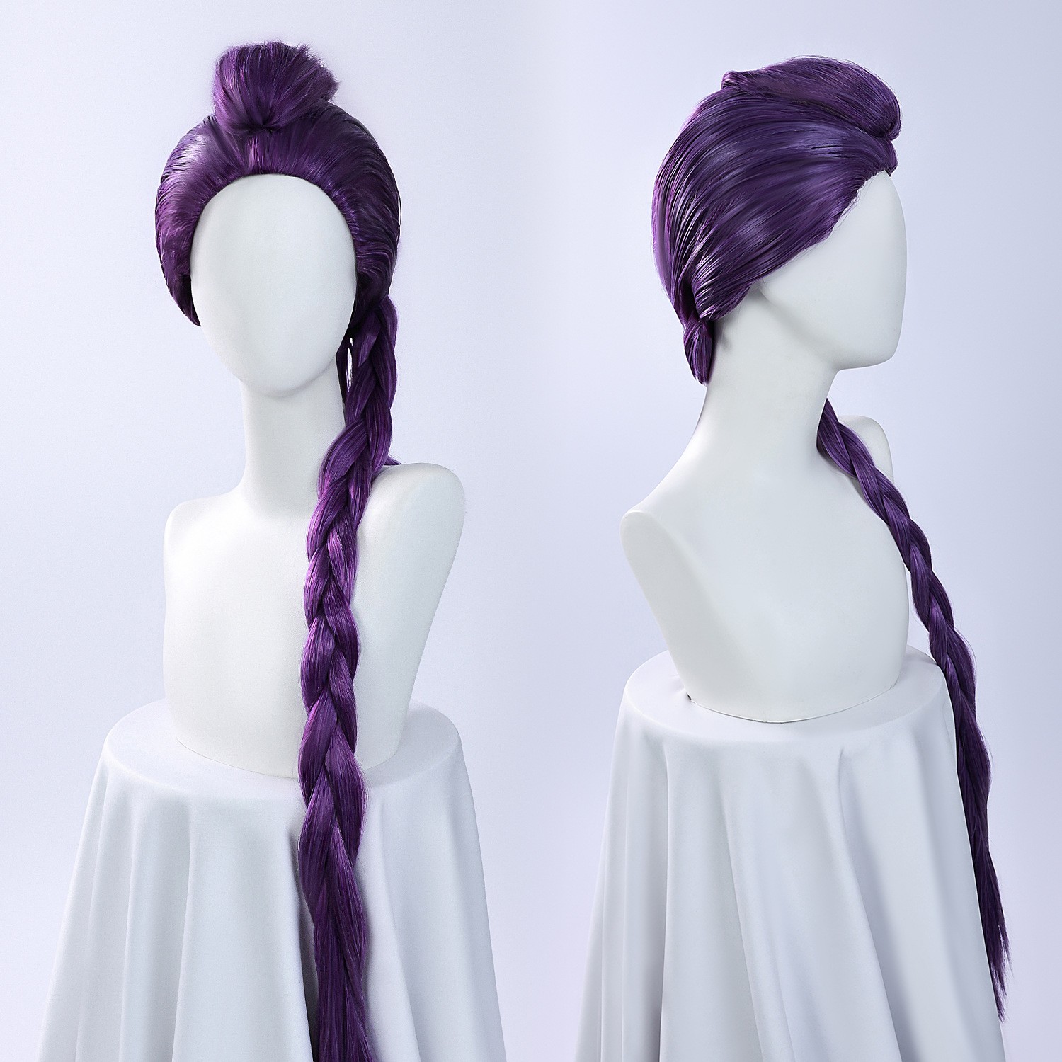 Rumi cosplay wig from Kpop Demon Hunters – Yumicos “How It’s Done” hairstyle front view