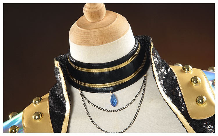 Mira “Golden Performance” Cosplay Costume Sequin & Tassel Detail – Yumicos