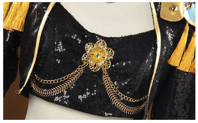 Mira “Golden Performance” Cosplay Costume Sequin & Tassel Detail – Yumicos