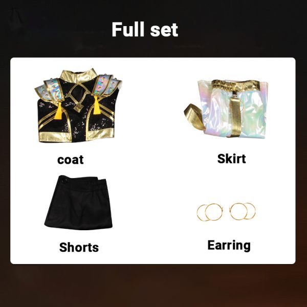 Zoey “Golden Performance” Cosplay Costume – Kpop Demon Hunters Collab Edition - Image 4