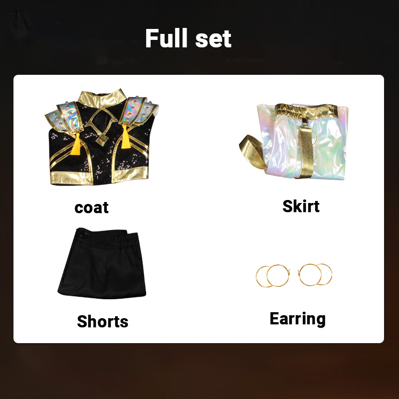 Zoey “Golden Performance” Cosplay Costume – Kpop Demon Hunters Collab Edition - Image 4